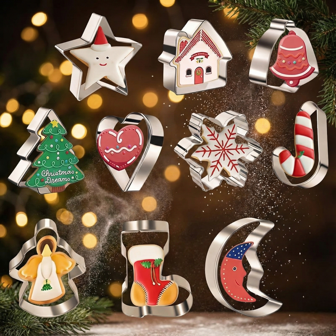 Gemini_Generated_Image_3sgfqs3sgfqs3sgf-Photoroom Weihnachtliche Ausstechformen aus Edelstahl – 10-teiliges Keksausstecher-Set für festliches Backen – Bild 1