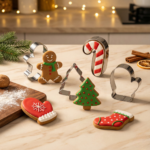 Weihnachtliche Keksausstecher aus Edelstahl – 5-teiliges Set für Plätzchen & Gebäck
