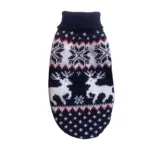 Weihnachtlicher Hundepullover aus Baumwolle – Warmer Strickpullover für kleine bis mittlere Hunde – Bild 8