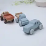 Montessori Silikon-Bausteine Auto – Weiche Lernbausteine für Babys ohne BPA