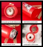 Weihnachtlicher Thermobecher aus Edelstahl – Isolierter Kaffeebecher mit Tannenbaum-Motiv – Bild 5