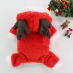 Weihnachtliche Hundejacke mit Kapuze – Warme Winterkleidung im Rentier- & Santa-Design – Bild 14
