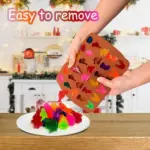 Weihnachtliche Silikon-Backform – Schokoladen- & Süßigkeitenform mit Lebkuchen- und Weihnachtsmotiven – Bild 4