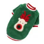Weihnachtliche Hundejacke mit Kapuze – Warme Winterkleidung im Rentier- & Santa-Design – Bild 7