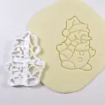 Weihnachtliche Keksstempel aus Kunststoff – Plätzchenform mit Santa- & Schneeflockenmotiv – Bild 10