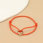 Minimalistisches Unisex-Armband mit Metallringen – Verstellbares Seilarmband für Damen & Herren – Bild 27