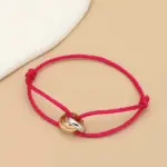 Minimalistisches Unisex-Armband mit Metallringen – Verstellbares Seilarmband für Damen & Herren – Bild 10