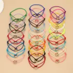 Minimalistisches Unisex-Armband mit Metallringen – Verstellbares Seilarmband für Damen & Herren – Bild 4