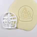 Weihnachtliche Keksstempel aus Kunststoff – Plätzchenform mit Santa- & Schneeflockenmotiv – Bild 9