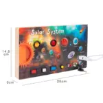 Montessori Busy Board aus Holz mit LED – Sensorisches Lernspielzeug mit Lichtschaltern für Kinder – Bild 15