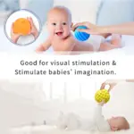 Sensorikbälle für Babys & Kleinkinder – 6er Set weiche Struktur-Bälle zur Sinnesförderung – Bild 5
