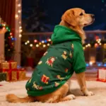 Weihnachtlicher Haustier-Hoodie – Kuschelige Winterkleidung für Hunde – Bild 8