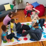 Twister-Spielmatte für drinnen & draußen – Interaktives Bewegungsspiel für Familie & Freunde – Bild 2