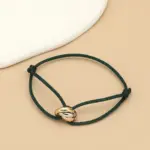 Minimalistisches Unisex-Armband mit Metallringen – Verstellbares Seilarmband für Damen & Herren – Bild 25