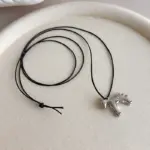 Lange Halskette mit Pferdeanhänger – Farbige Statement-Kette im Boho-Stil für Damen – Bild 11