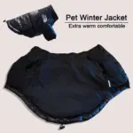 Warme Winterjacke für Hunde – Winddichter, gepolsterter Hundemantel mit reflektierendem Design – Bild 3