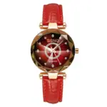 Elegante Damenarmbanduhr mit Edelstahlband – Quarzuhr mit Kristall-Design – Bild 12