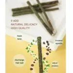 Natürliche Matatabi-Kausticks für Katzen – Zahnpflege & Spielspaß im 6er-Set – Bild 5