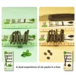 Natürliche Matatabi-Kausticks für Katzen – Zahnpflege & Spielspaß im 6er-Set – Bild 2