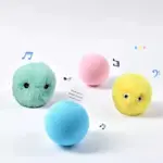 Interaktiver Katzenspielball mit Tiergeräuschen – Weiches Spielzeug mit Katzenminze-Effekt – Bild 4