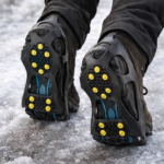 Rutschfeste Schuhspikes für Eis & Schnee – Flexible Anti-Rutsch-Grips im 2er-Set